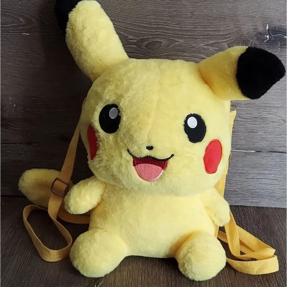 Pokemon Pikachu Plush Backpack - 13"